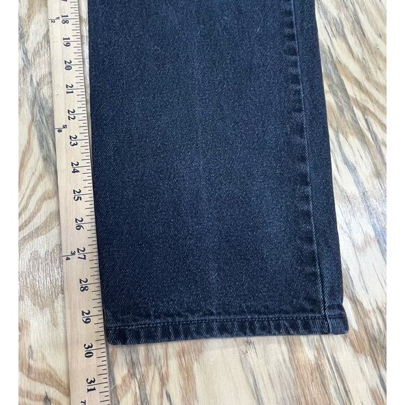 Levis Mens 550 Relaxed Fit Black Jeans Size 34x30 (32X30) Denim Pants Vintage - Picture 9 of 11